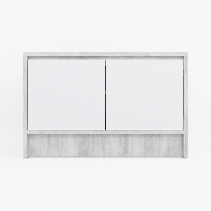 Тумба під взуття А-174 бетон-білий