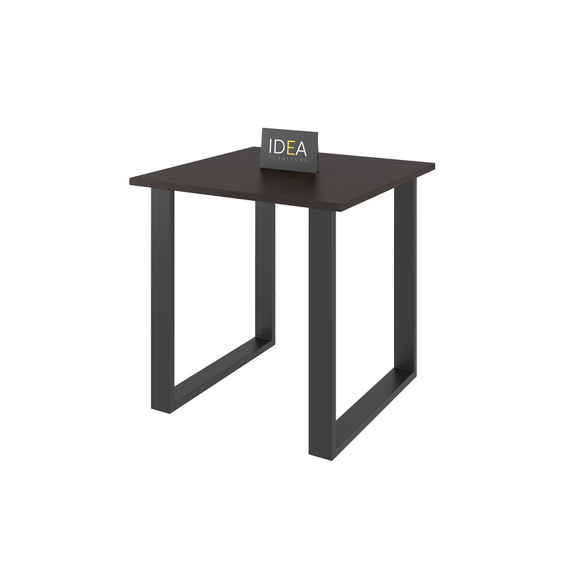 Стіл лофт 740*740мм, А-142 венге темний