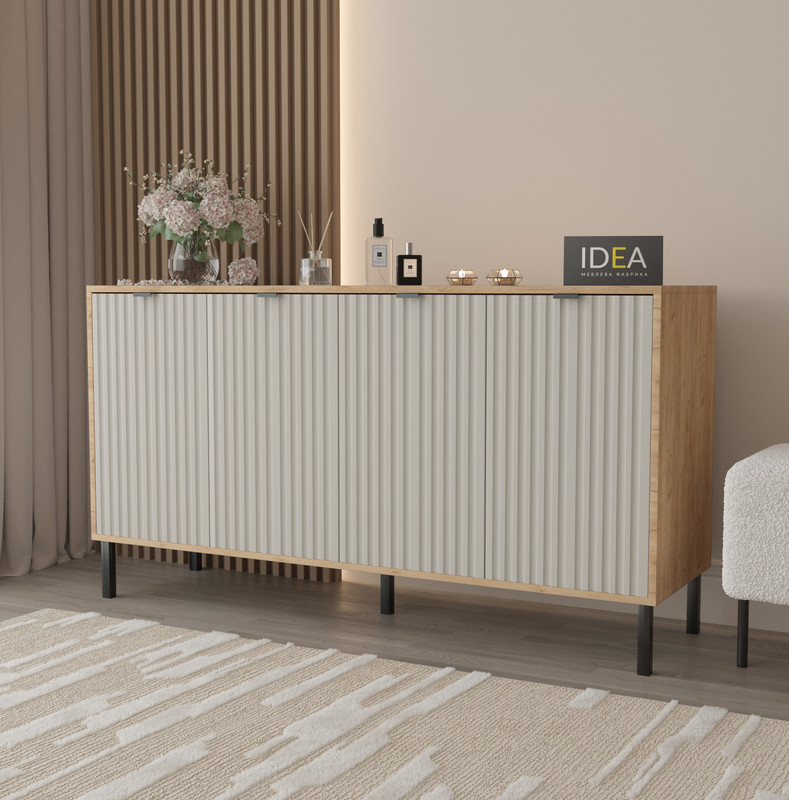 Комод П-7 Дуб Крафт - Кашемір