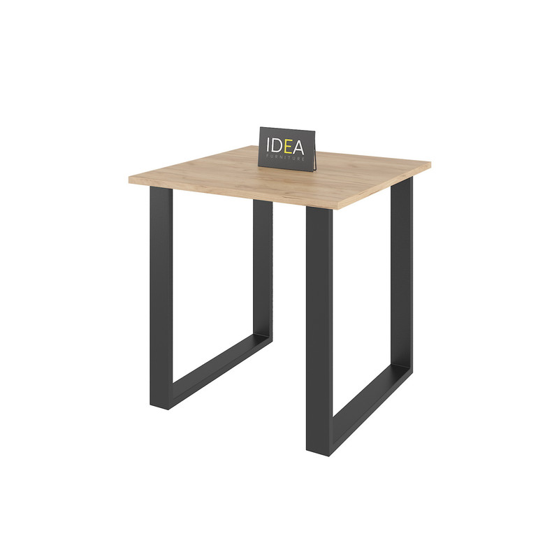 Стіл лофт 740*740мм, А-142 Дуб крафт