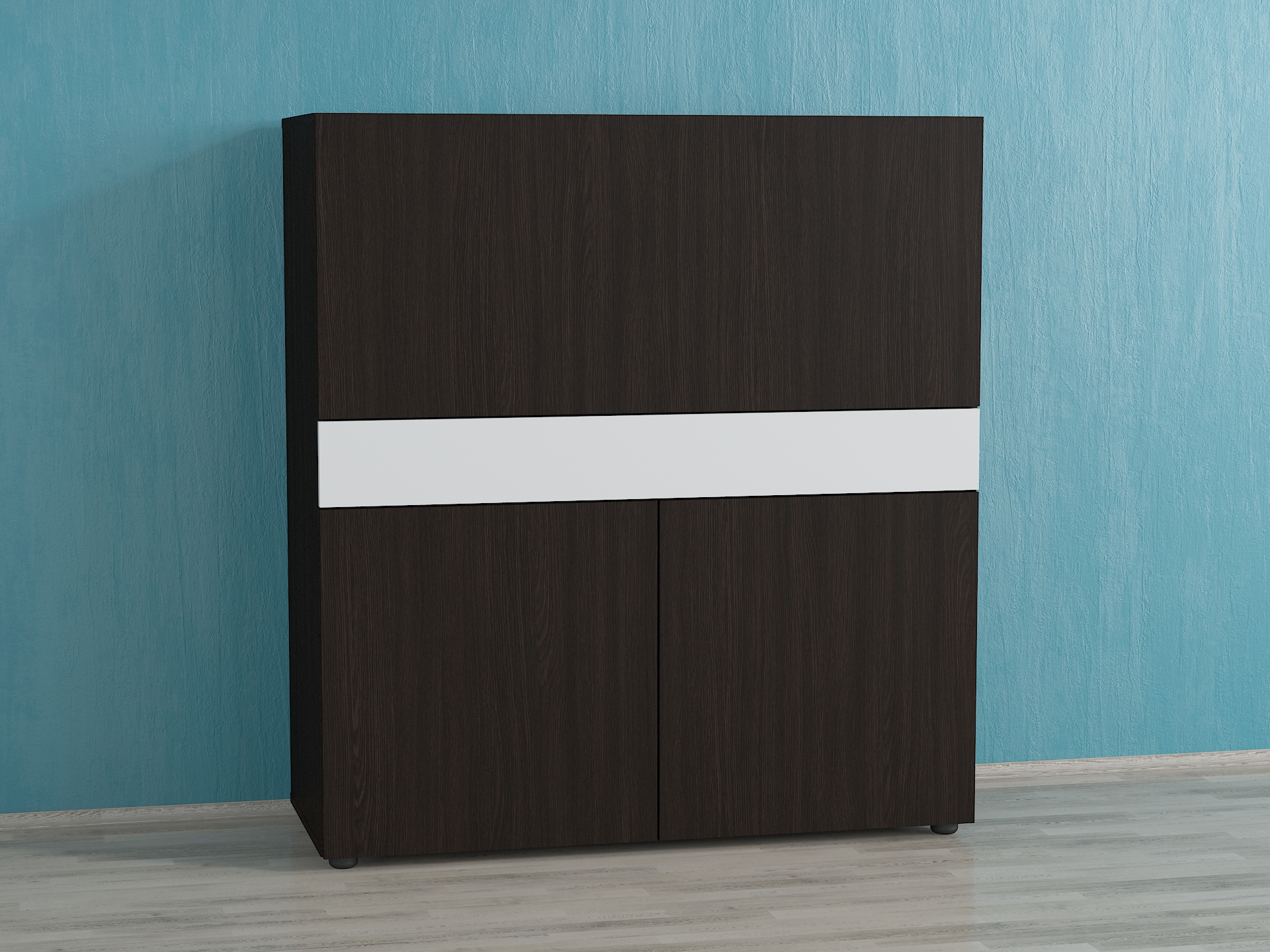 Стіл Трансформер А-112 венге темний-білий