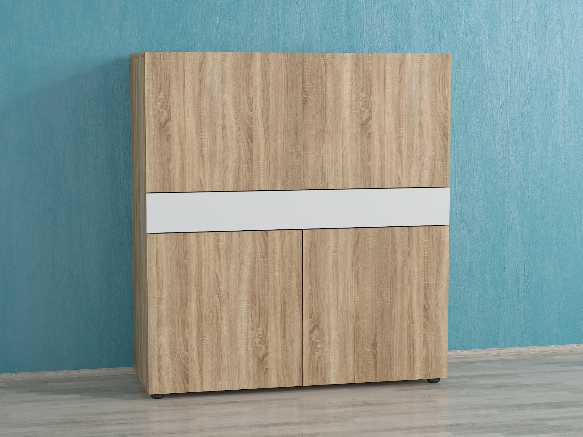 Стіл Трансформер А-112 дуб сонома - білий