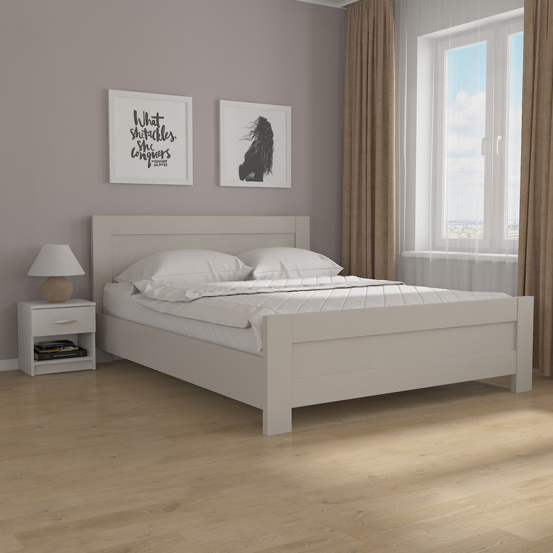 Ліжко двухспальне М-19 Кашемір