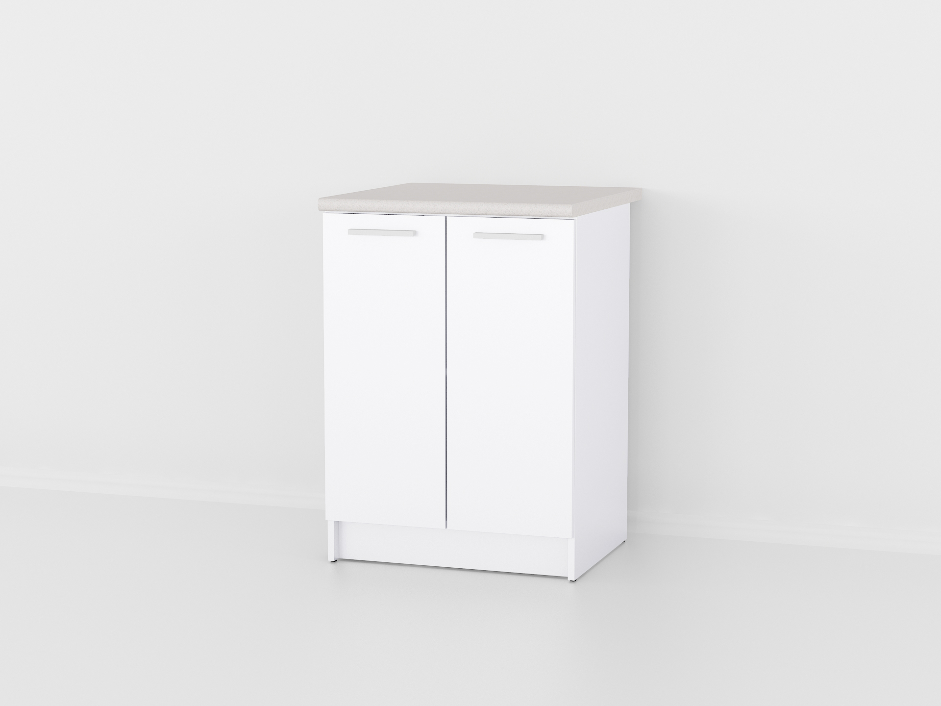 Тумба низ 600мм (без стільниці) К-13 білий