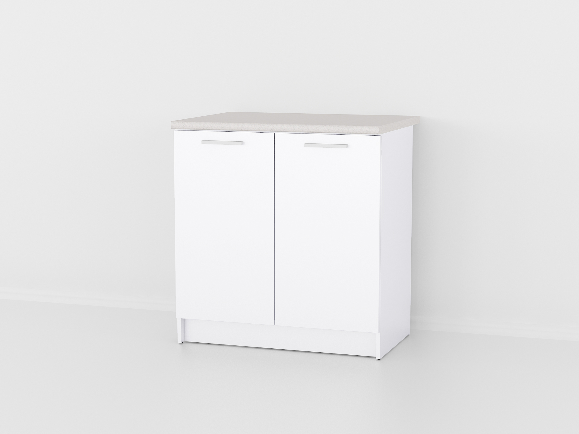 Тумба низ 800мм, К-16 (без стільниці) білий