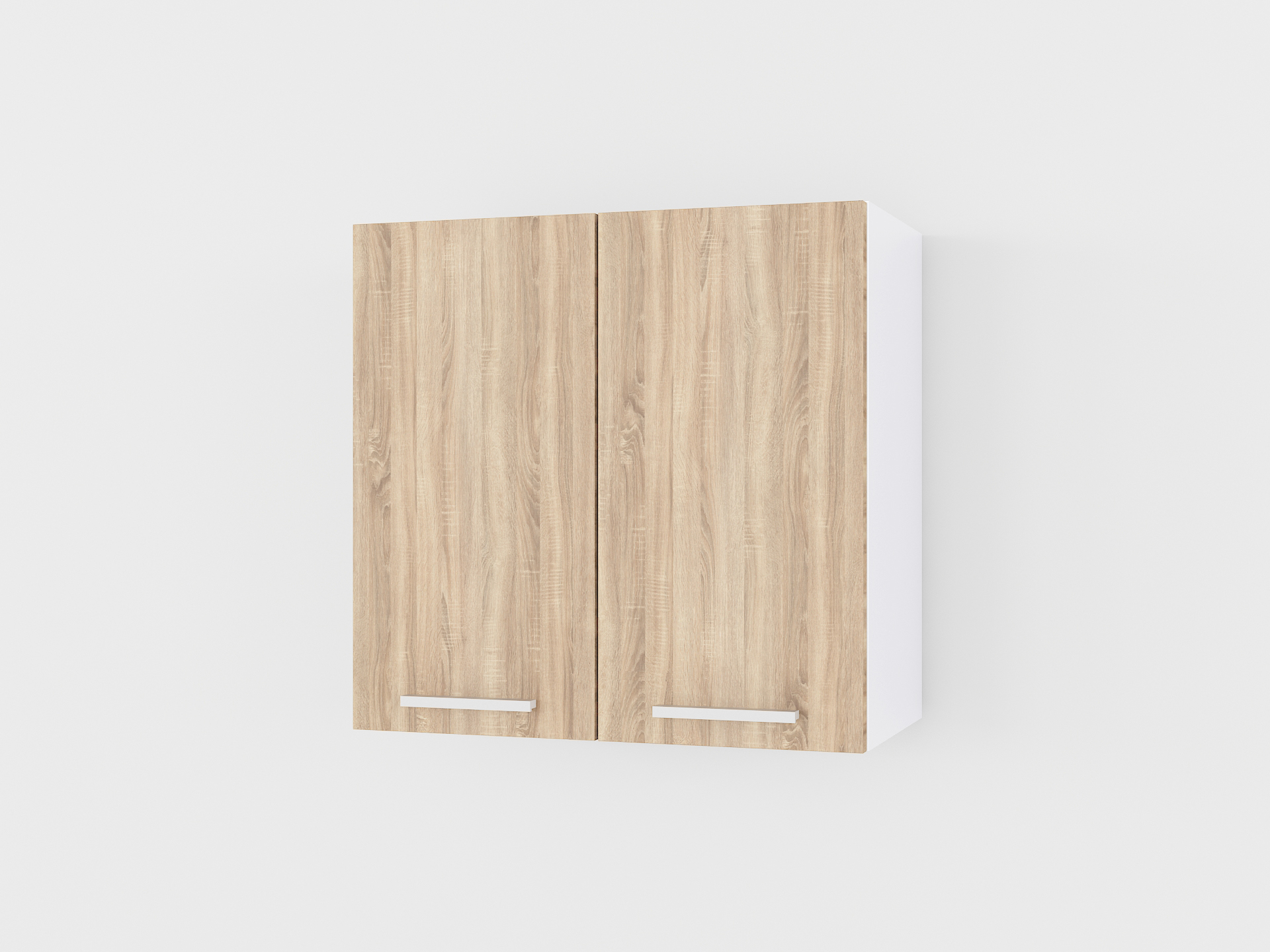 Шафа навісна 600мм К-10 дуб сонома - білий