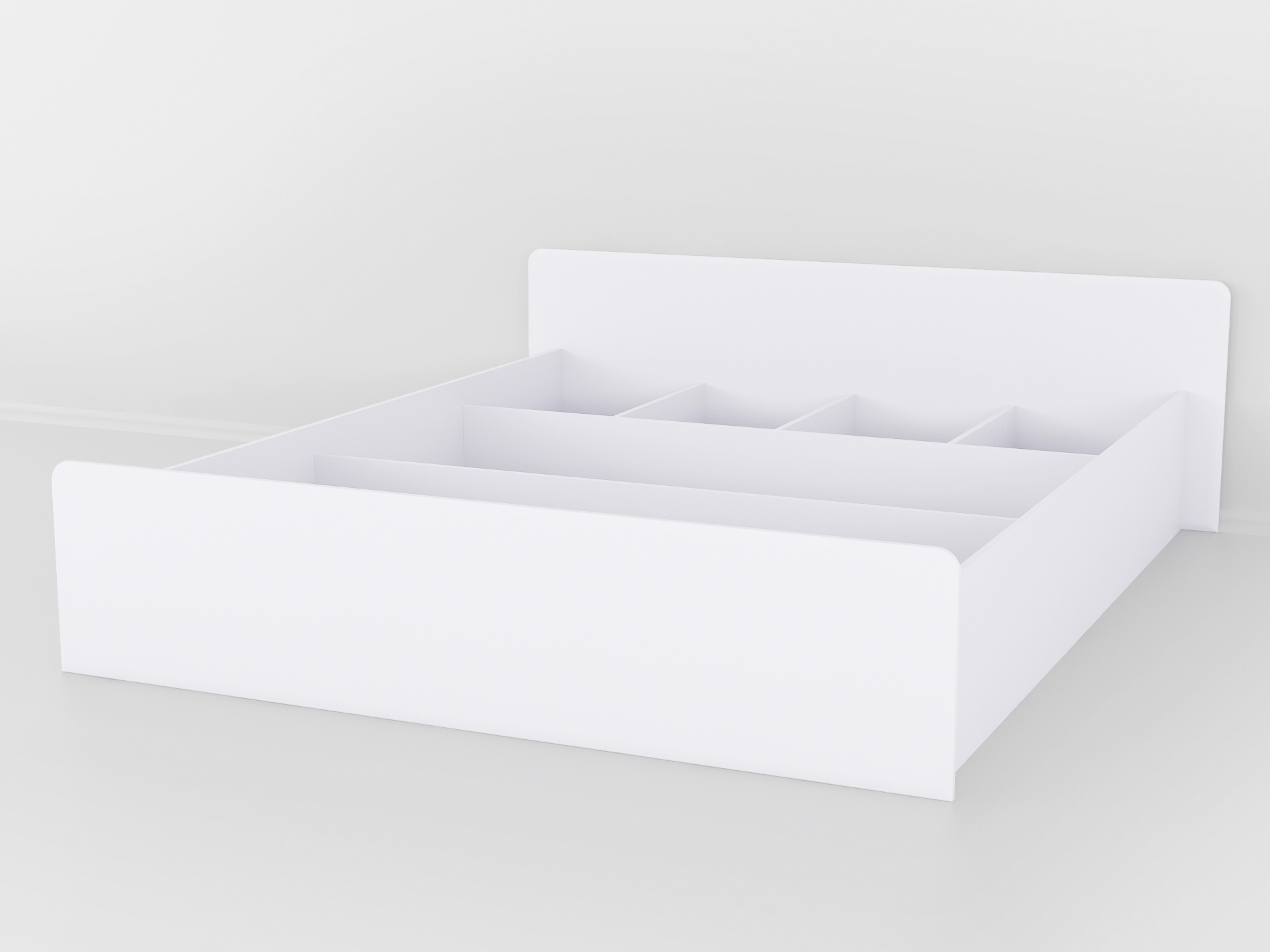 Ліжко подвійне КТ-574.1 білий