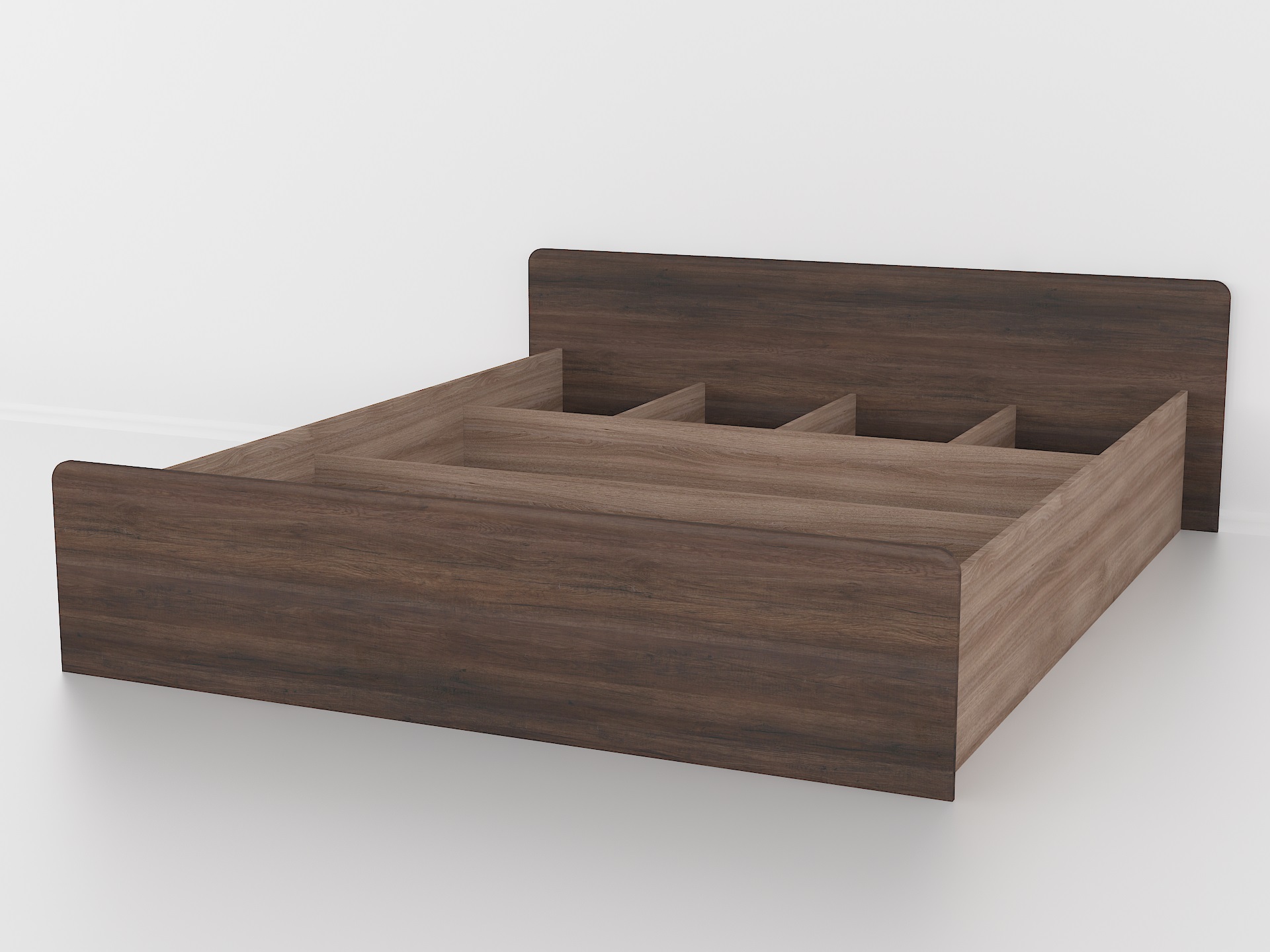 Ліжко подвійне КТ-574.1 дуб табако