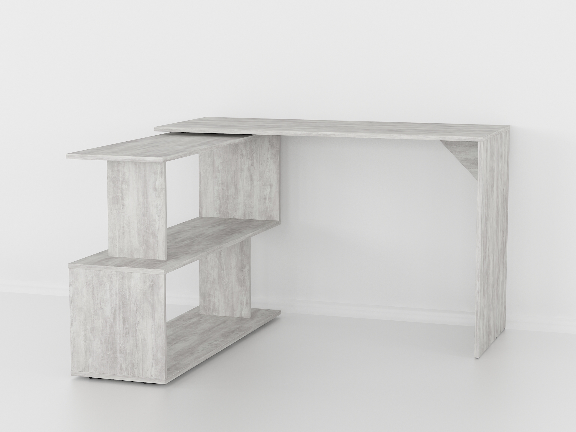 Стіл комп*ютерний поворотний А-41 бетон