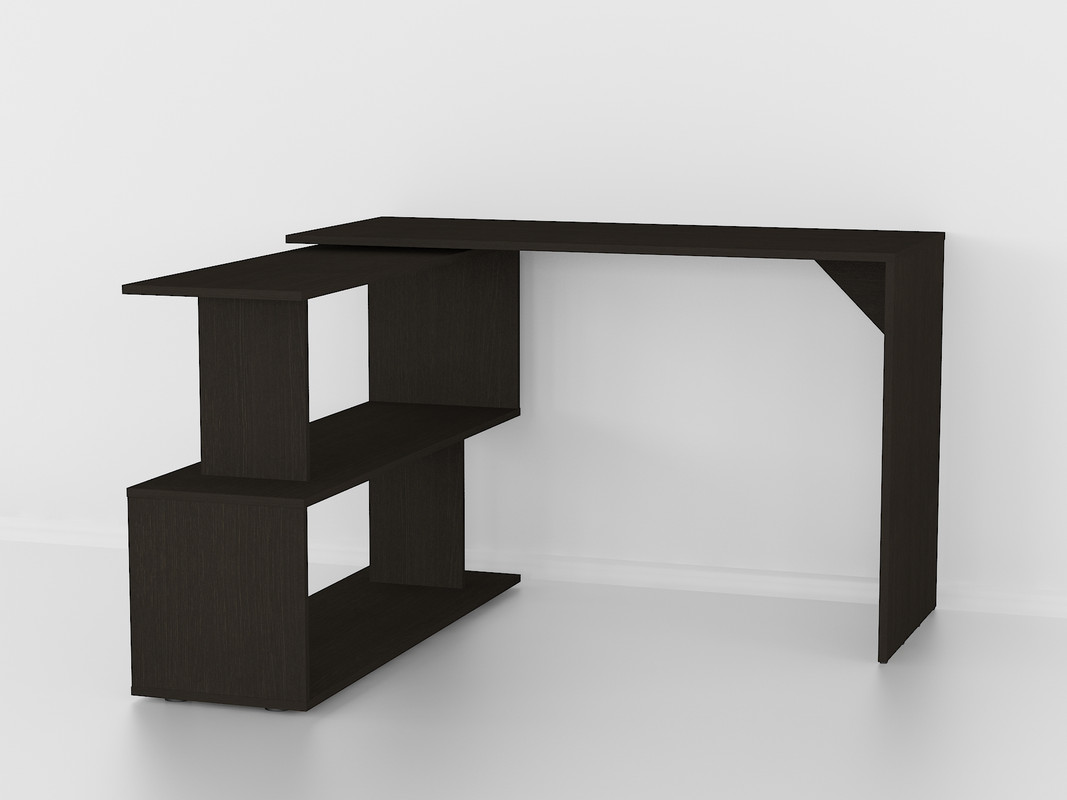 Стіл комп*ютерний поворотний А-41 венге темний