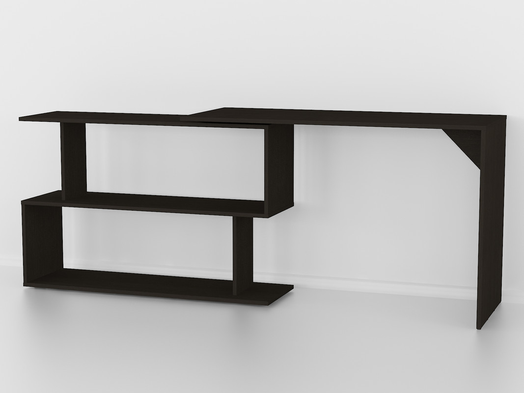 Стіл комп*ютерний поворотний А-41 венге темний