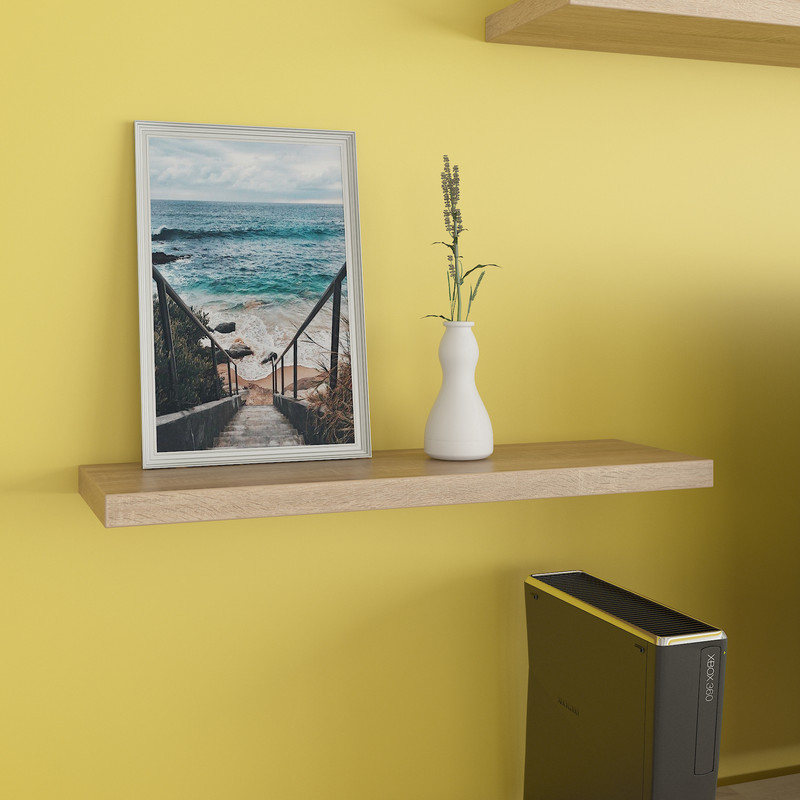 Полиця навісна А-148 дуб сонома ширина 60см