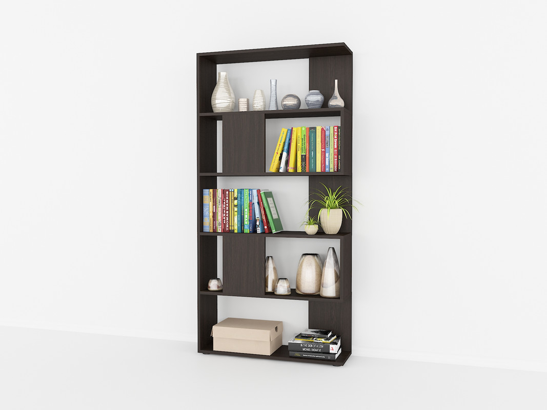 Книжкова полиця А-72 венге темний