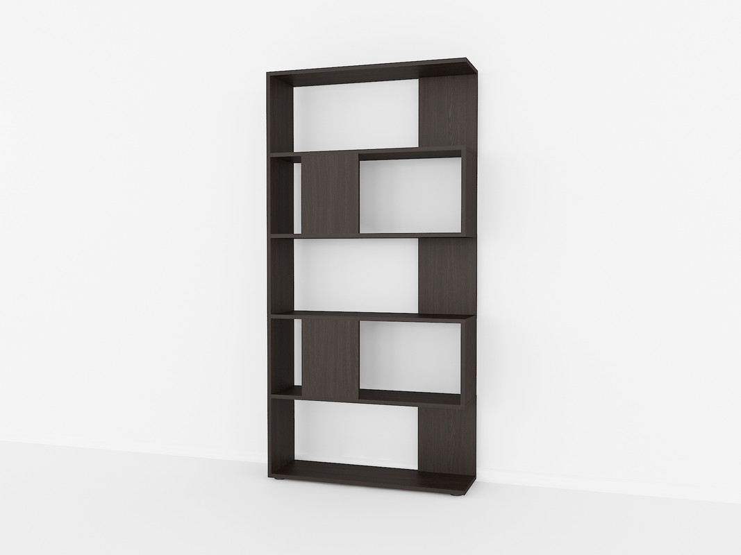 Книжкова полиця А-72 венге темний