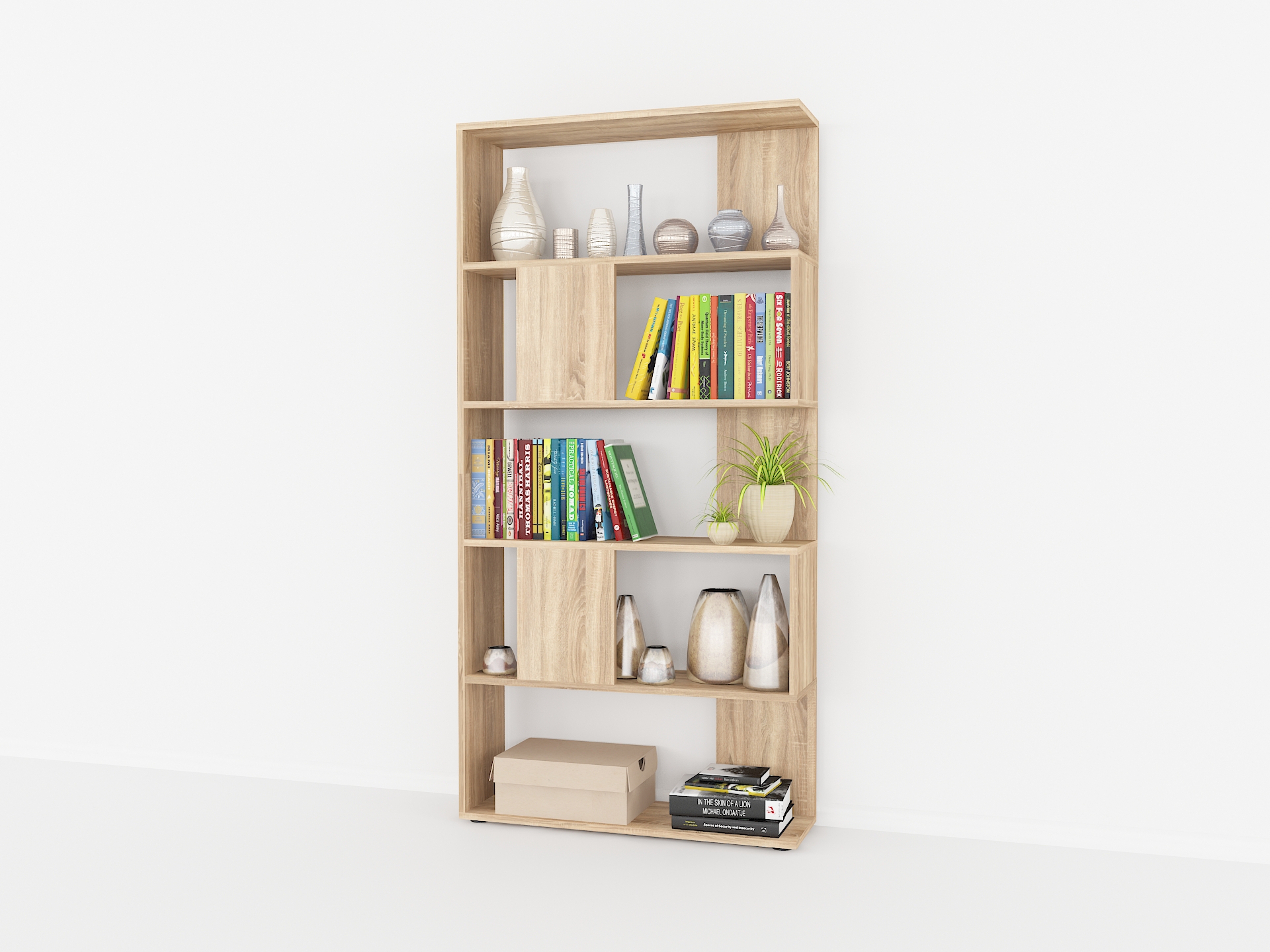 Книжкова полиця А-72 дуб сонома