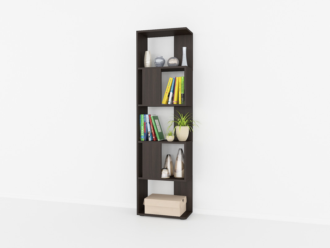 Книжкова полиця А-73 венге темний