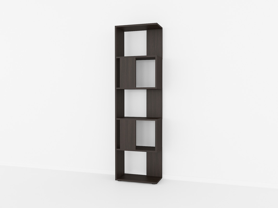 Книжкова полиця А-73 венге темний