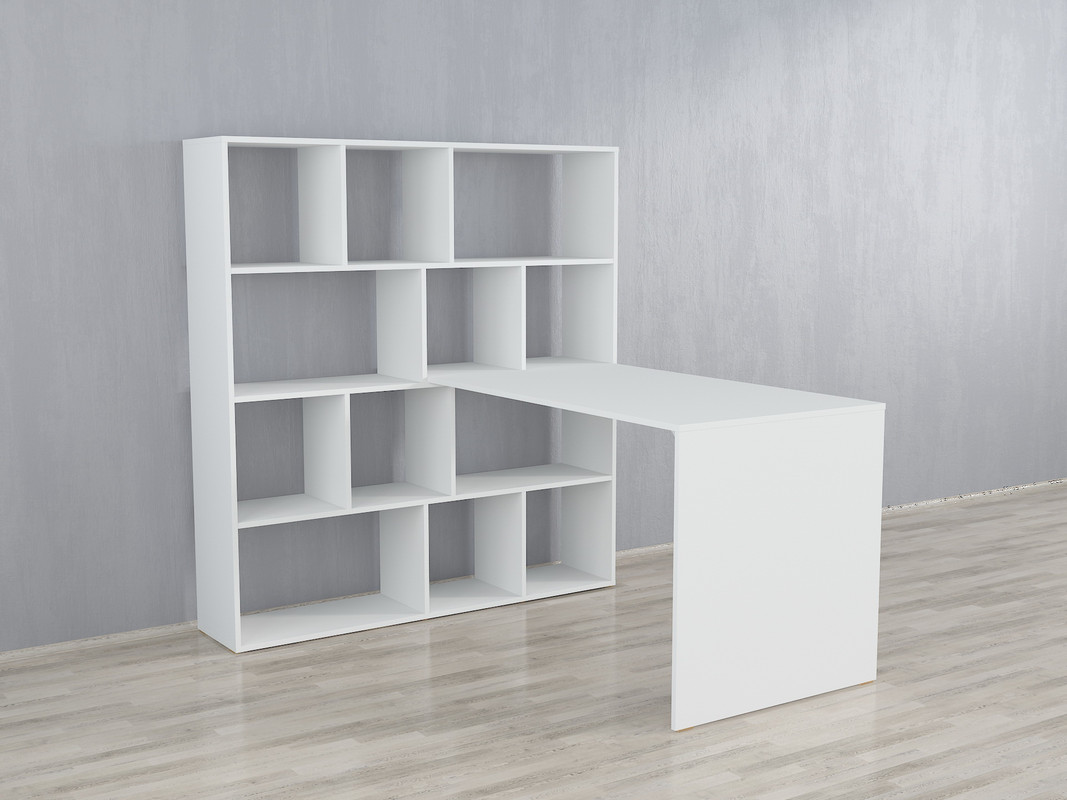 Стіл - підставка під стелаж А-82 білий