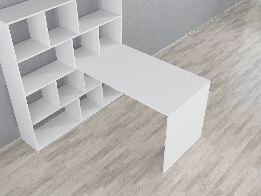 Стіл - підставка під стелаж А-82 білий