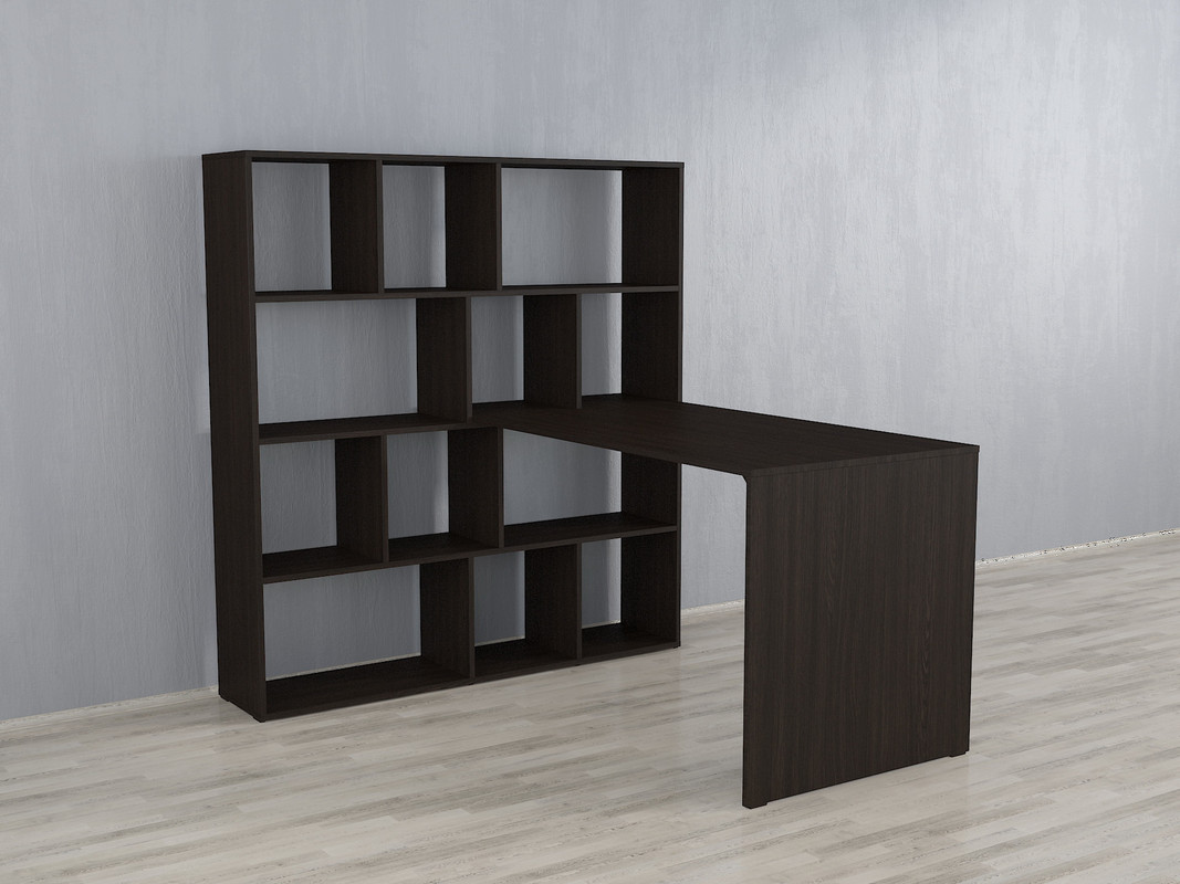 Стіл - підставка під стелаж А-82 венге темний