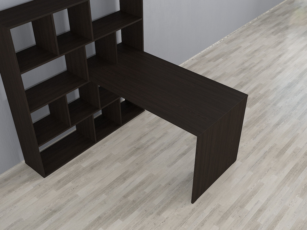 Стіл - підставка під стелаж А-82 венге темний