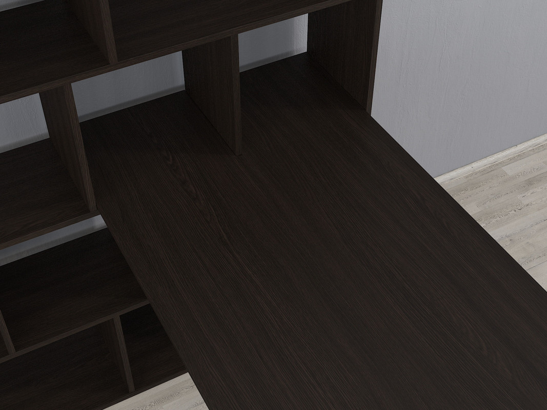 Стіл - підставка під стелаж А-82 венге темний