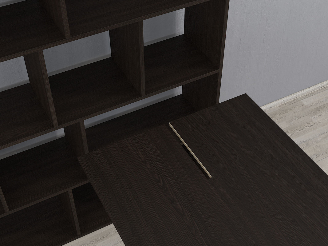 Стіл - підставка під стелаж А-82 венге темний