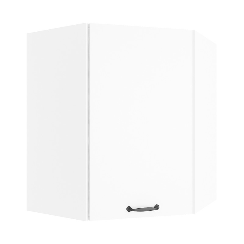 Шафа навісна кутова 600мм Н-17 білий