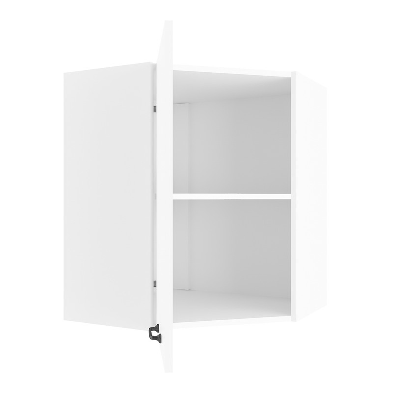 Шафа навісна кутова 600мм Н-17 білий