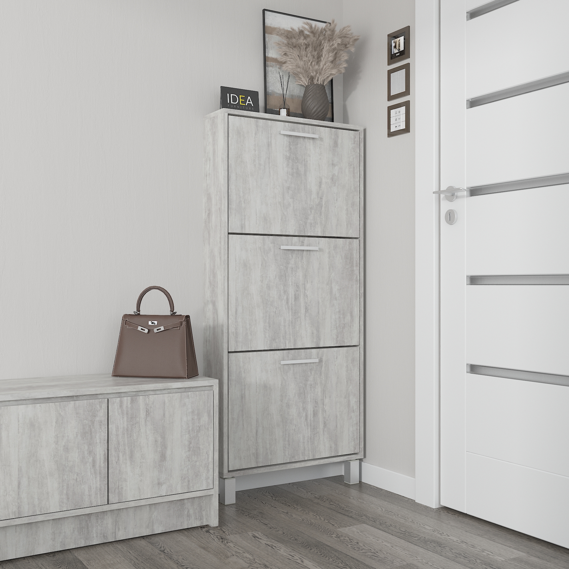 Взуттєва тумба А-160 бетон