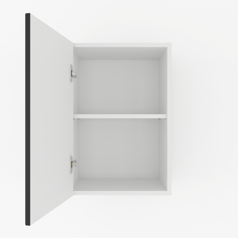 Шафа навісна 400мм К-51 білий-чорний