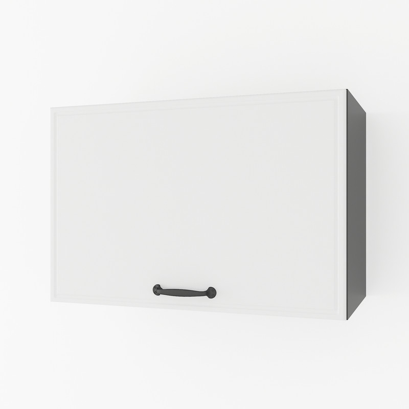 Шафа навісна 600мм, витяжка К-52 чорний-білий