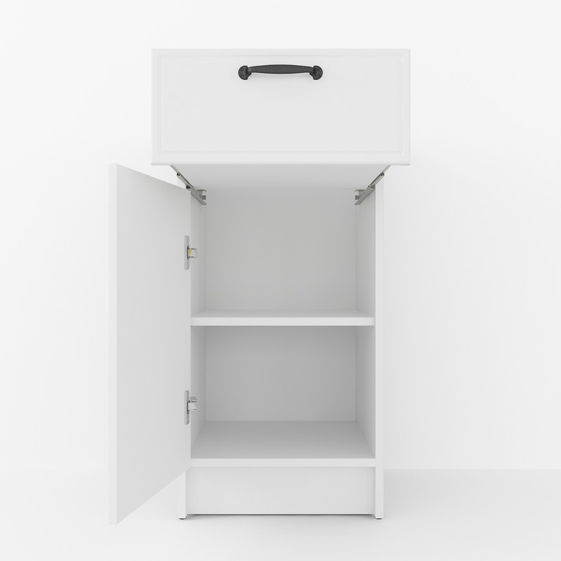 Тумба низ 400мм К-54 (без стільниці) білий