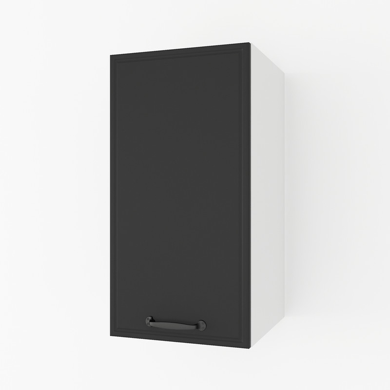 Шафа навісна 300мм К-58 білий-чорний