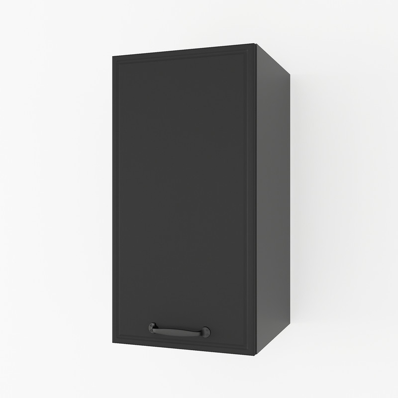 Шафа навісна 300мм К-58 чорний матовий