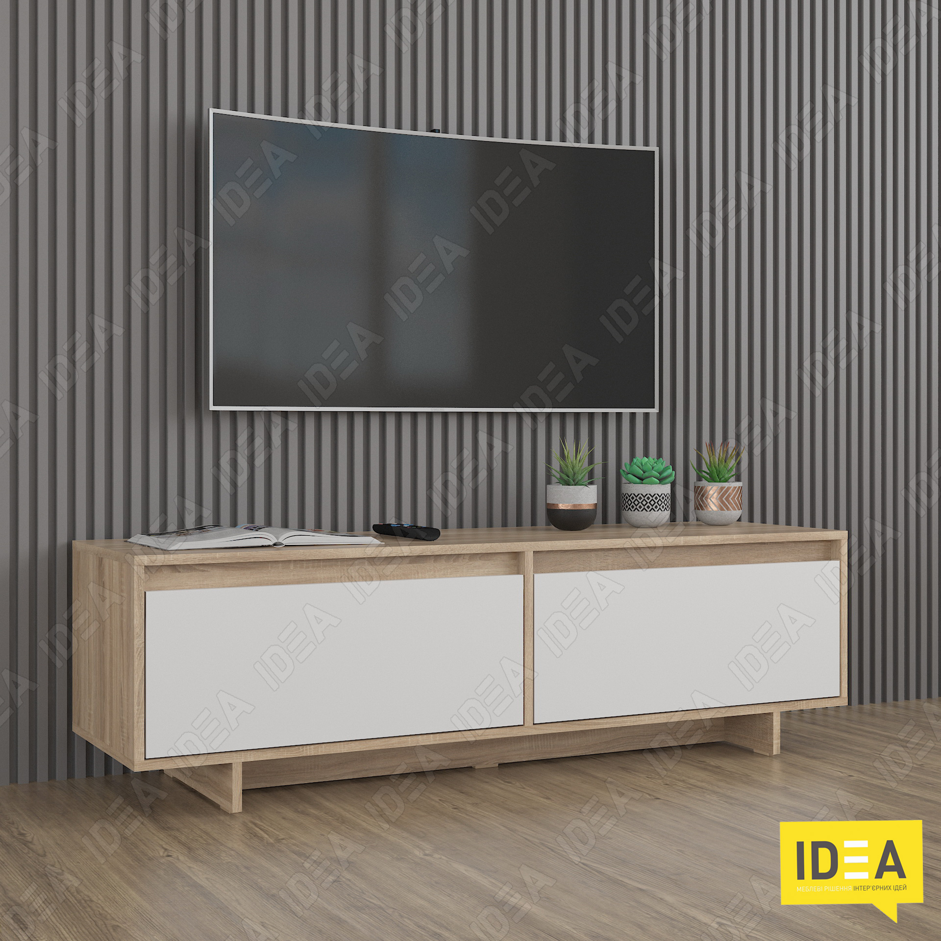 Тумба ТБ А-190 дуб сонома - білий