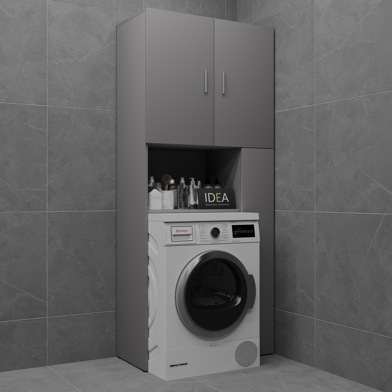 Тумба під пральну машину В-45 Шифер сірий