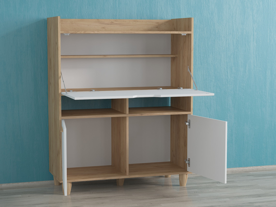 Стіл Трансформер А-113 дуб крафт - білий