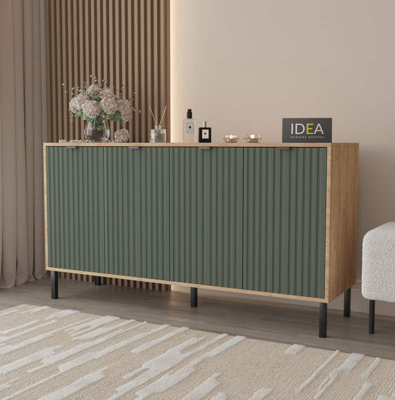 Комод П-7 Дуб Крафт - Камуфляж