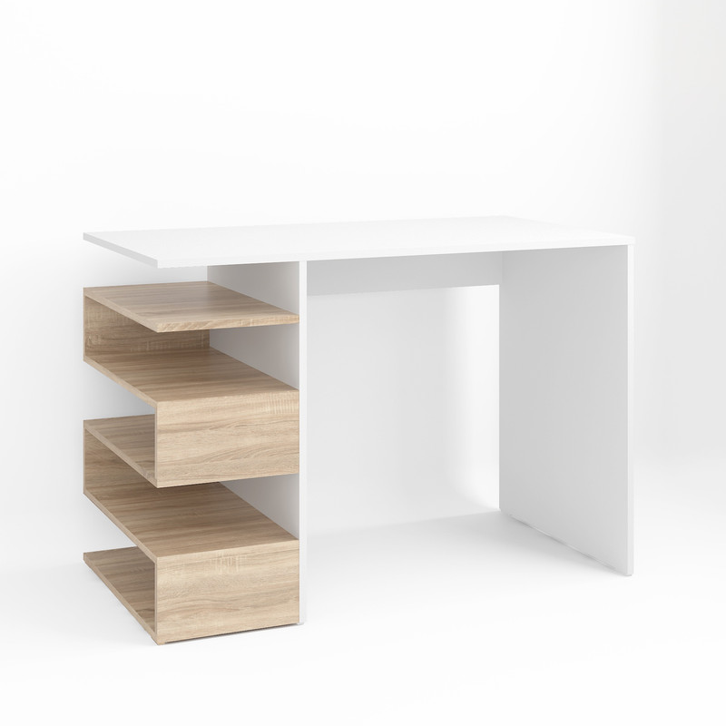 Комп’ютерний стіл А-186 дуб сонома - білий