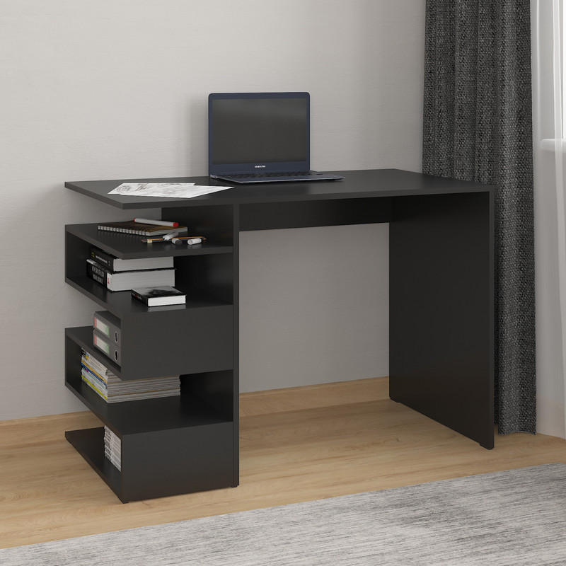 Комп’ютерний стіл А-186 чорний матовий