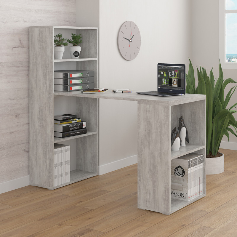 Стіл комп’ютерний А-183 бетон