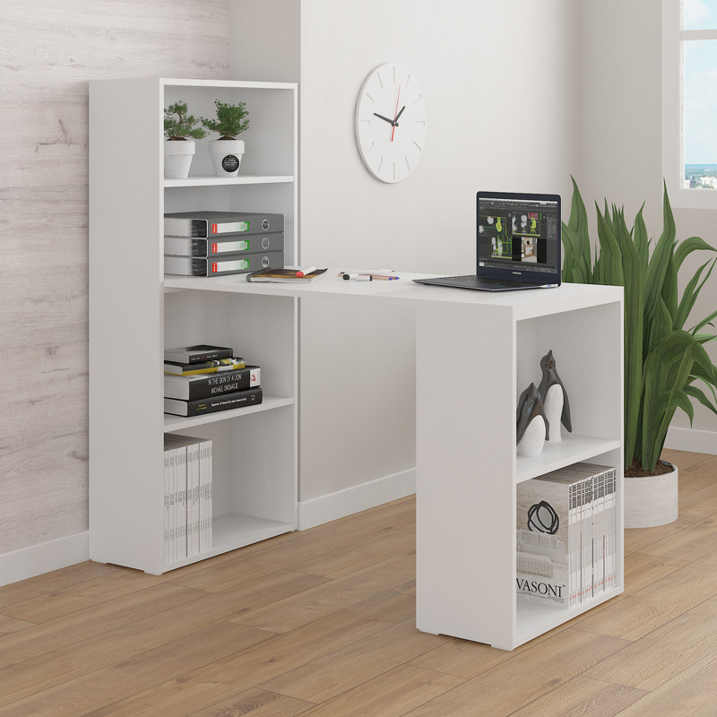 Стіл комп’ютерний А-183 білий