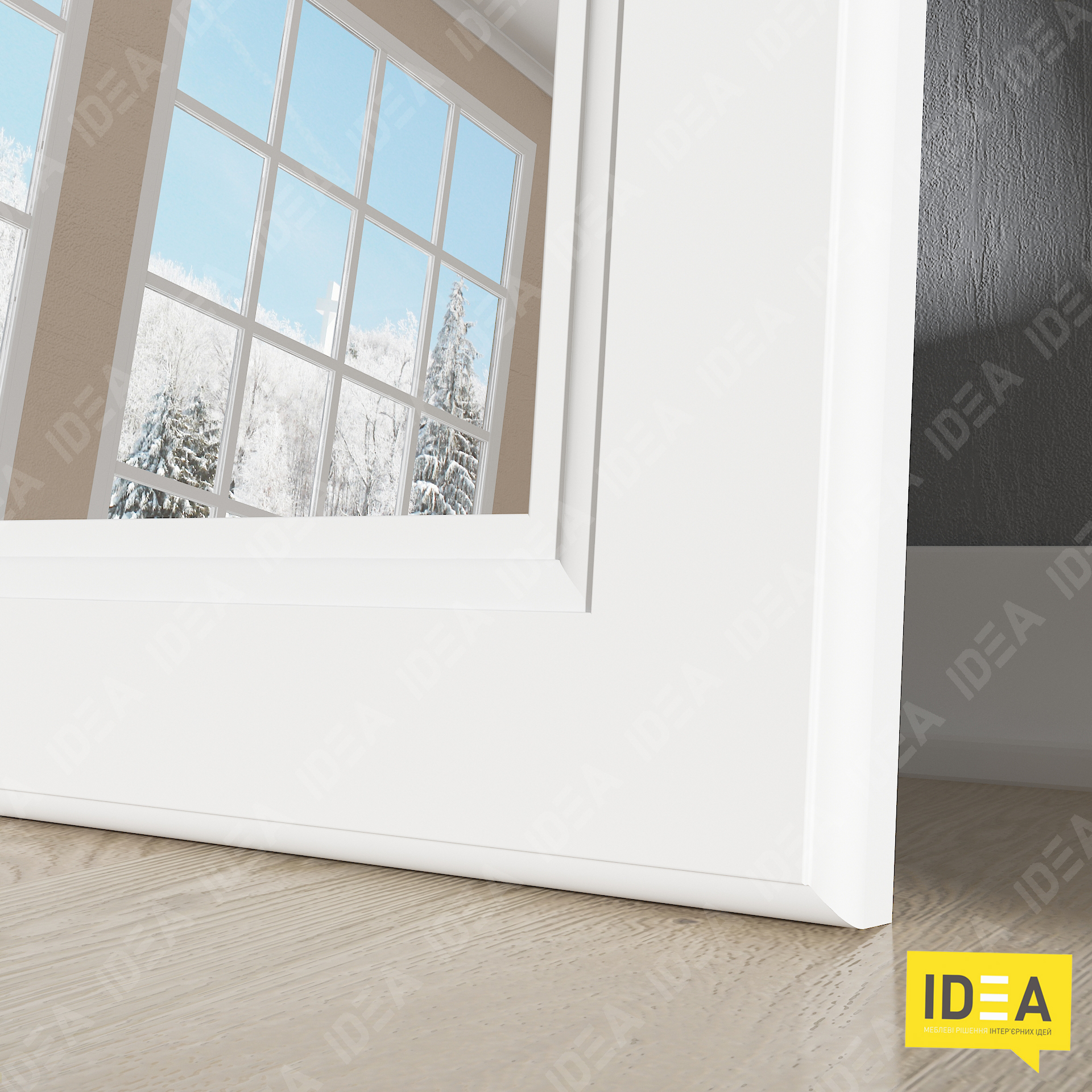 Дзеркало А-137 білий