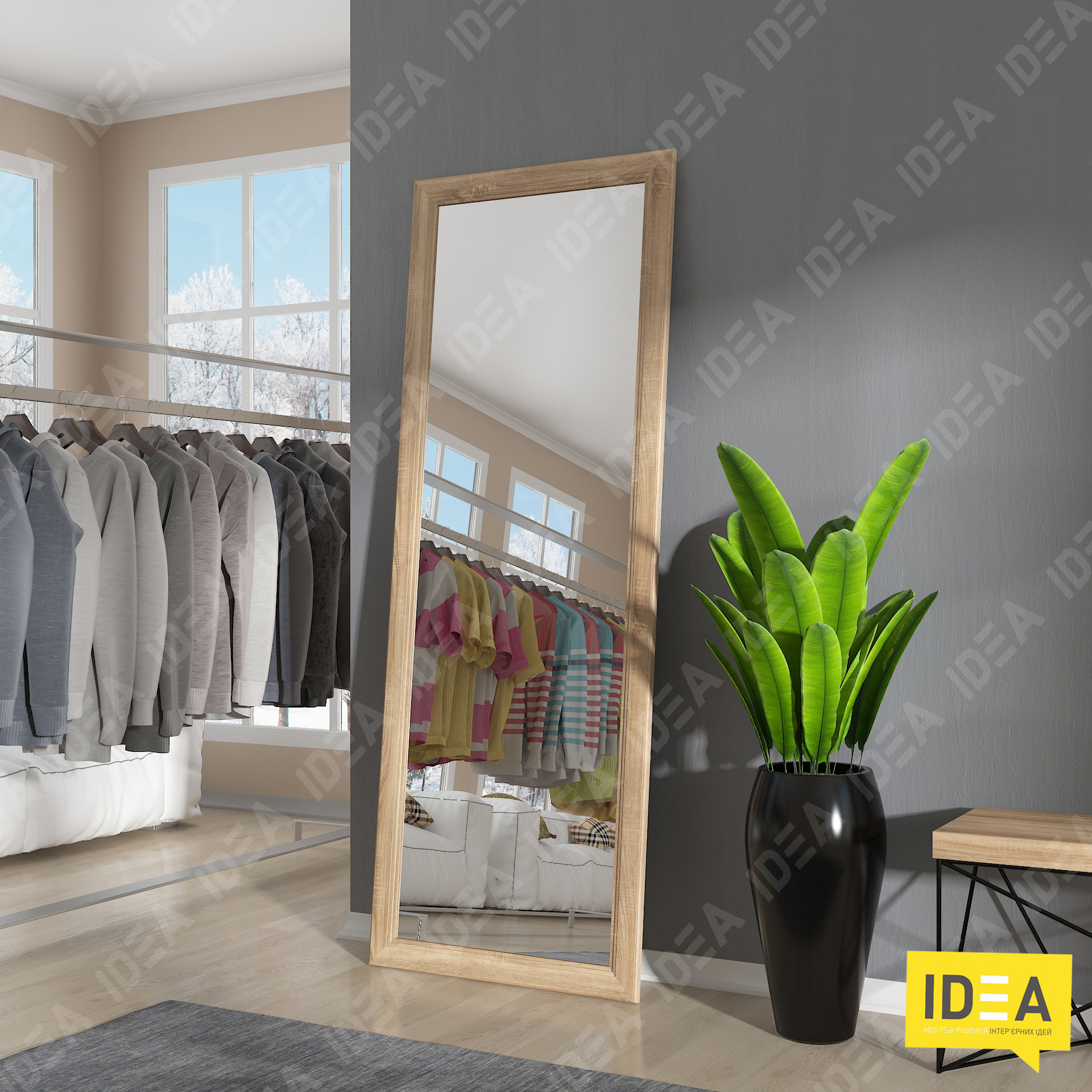 Дзеркало А-137 дуб сонома