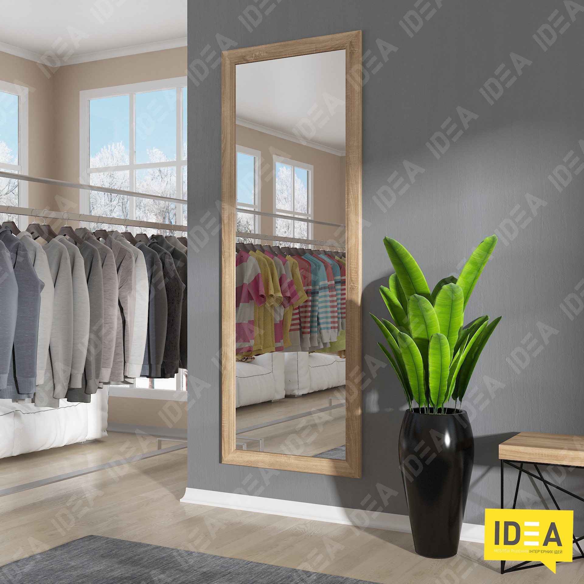 Дзеркало А-137 дуб сонома