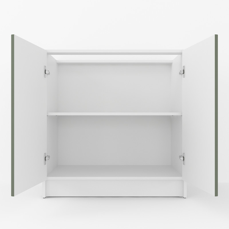 Тумба низ 800мм, К-66 (без стільниці) білий - камуфляж