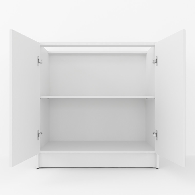 Тумба низ 800мм, К-66 (без стільниці) білий