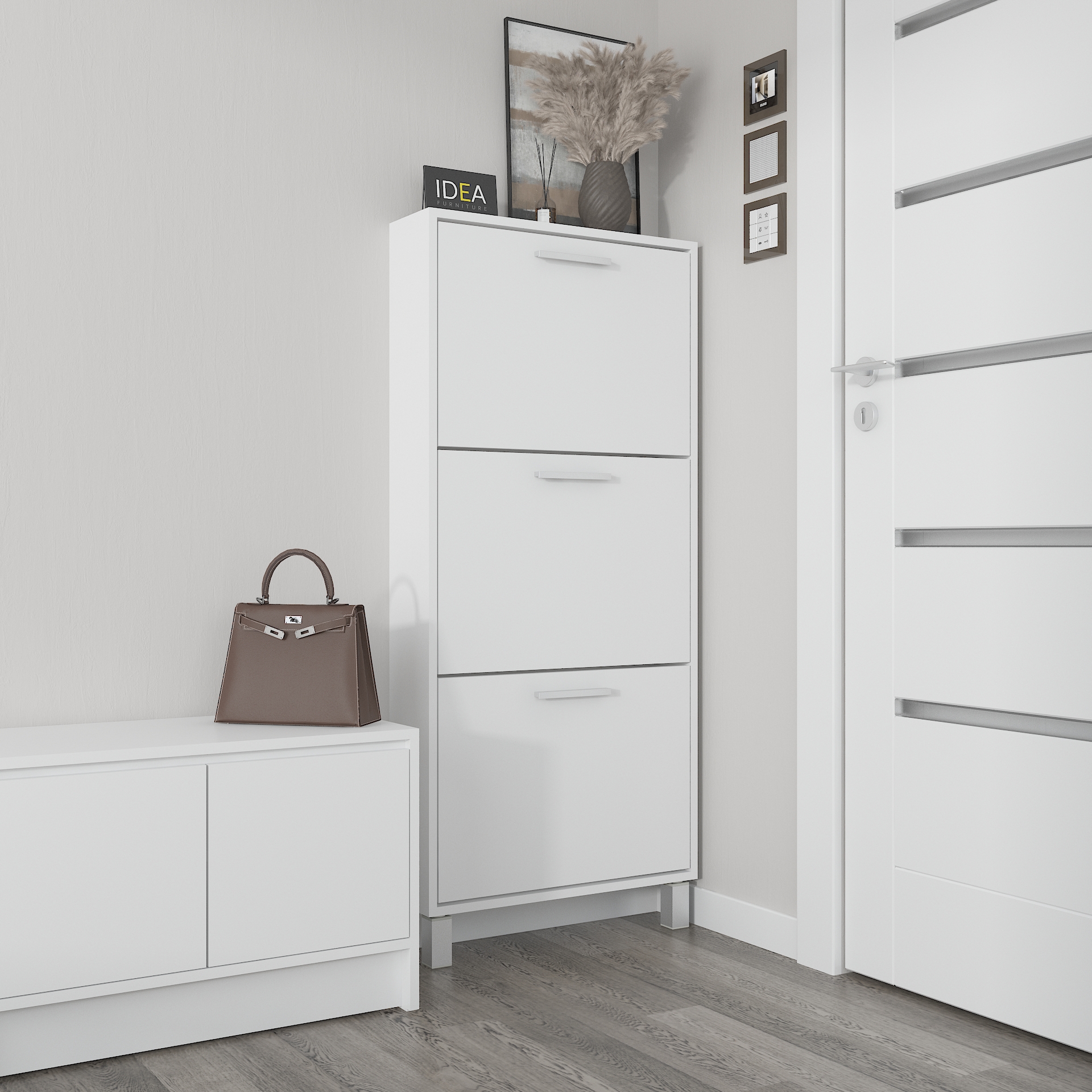 Взуттєва тумба А-160 білий