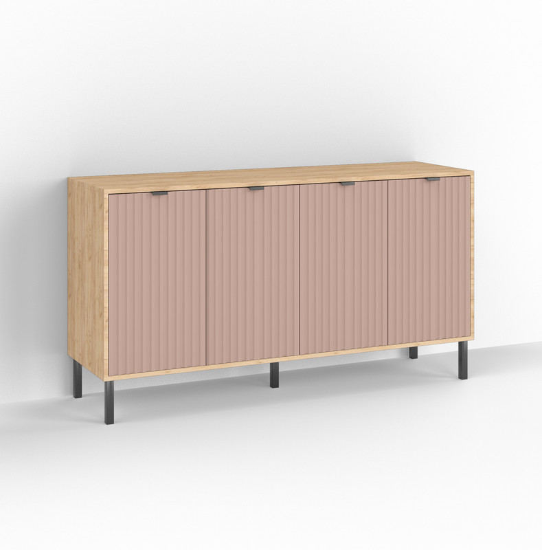 Комод П-7 Дуб Крафт - Туманний Беж